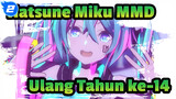 Hatsune Miku| Ulang Tahun Hatsune Miku ke-14[MMD(ulang tahun fyucha ke-5)] METEOR_2
