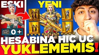 HİÇ UC YÜKLEMEMİŞ! TAKİPÇİME HER ŞEYİ TEKLİDEN ÇIKARIP HESABINI FULLEDİK! (REKOR AÇILIM) PUBG Mobile