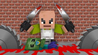 Monster School : Zombie Baby Sad Life - minecraft animation