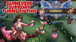 GUINEVERE SUPPORT BUILD | SOLO MANIAC | MOBILE LEGENDS