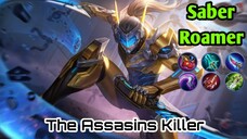 Saber Roam udah serasa Jungler damagenya | MLBB Mobile Legend