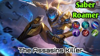 Saber Roam udah serasa Jungler damagenya | MLBB Mobile Legend