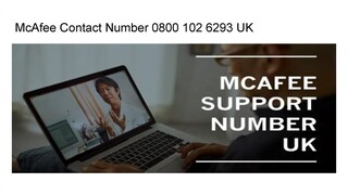 McAfee Customer Service ⭐0800 102 6293⭐ UK