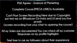 Phill Agnew - Science of Marketing course download