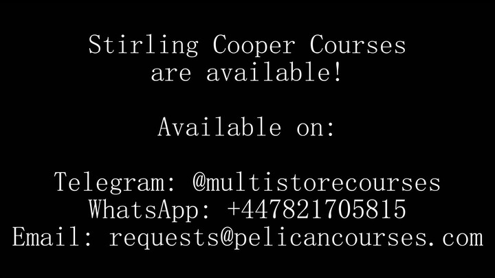 Stirling Cooper Courses (Available Now)