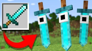 Minecraft แต่ไอเทมกลายเป็น Mobs