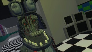 Thực hành Hoạt hình: fnaf2 Khi Bonnie khô héo gặp Bonnie đầu tiên