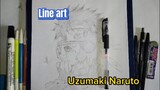 Time Line. line art |Naruto Uzumaki