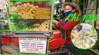 Xe Bánh Nước Cốt Dừa nắm trùm khu Chợ Bà Chiểu | Địa điểm ăn uống