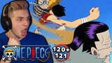LUFFY VS CROCODILE...FINALLY!! | One Piece REACTION Episode 120 + 121