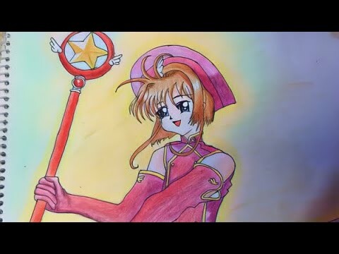 Speed Drawing - How to Draw Sakura Kinomoto [Cardcaptor Sakura]