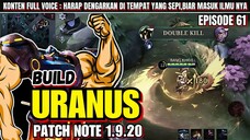 BUILD URANUS PATCH NOTE 1.9.20 || URANUS GAMEPLAY || URANUS BEST BUILD 2024.MLBB/MOBILE LEGENDS