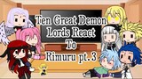 ✨•[Ten Great Demon Lords React To Rimuru]•✨(short)-{read description}
