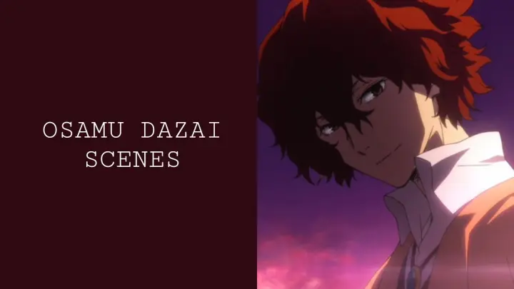 Osamu Dazai Scenes Raw (season 1 part 1) || HD - 1080p
