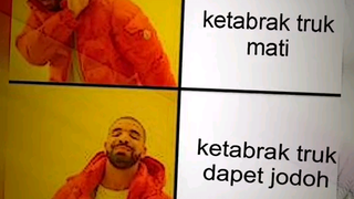 Nasa ditabrak truk malah dapat jodoh spek bidadari bukanya mati🗿