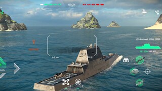 USS ZUMWALT in farming Gold and Dollar | Modern Warships