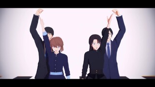 【MMD Conan】Cherry Hunt by Miyano Sisters and Morobu Brothers