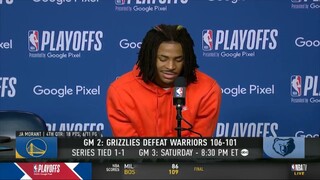 Ja Morant on win Warriors: "This proved we were part of the season"