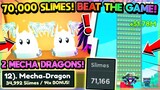 🐉2 MECHA DRAGONS!! 70K+ SLIMES!! 25B+ DROPLETS!! (Slime Tower Tycoon Roblox)