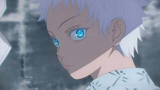 The blue eyes launch the strongest eye attack of cats, Gojo Satoru is so cute.