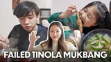 Cooking TINOLA for my Korean Family! (Gone Wrong...)