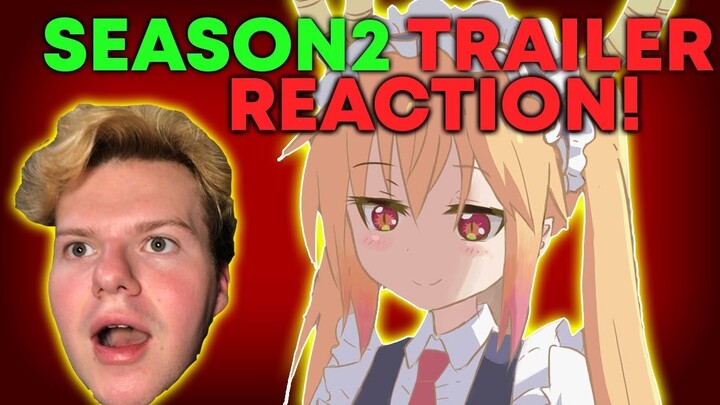 Miss Kobayashi's Dragon Maid Season 2 TRAILER! REACTION