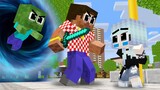 Monster School: Baby Zombie vs Herobrine Into The Other World - Friends Story - Minecraft Animation