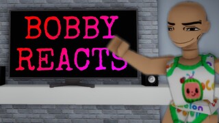 BOBBY REACTS TO FUNNY MOMENTS | Funny Roblox Moments | Brookhaven 🏡RP