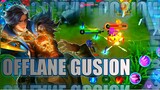 Gusion offlane|Unstoppable Gusion Gameplay!