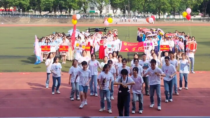 【Duck Duck Dance】งานกีฬาของคณะศิลปกรรมศาสตร์ มหาวิทยาลัยครูฝูเจี้ยน/บันทึกพิธีเข้าชั้นเรียนแบบจัดเอง