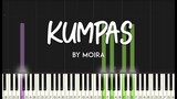 Kumpas by Moira synthesia piano tutorial +sheet music