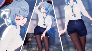 [MMD Dampak Genshin] Yay! Inilah yang harus dikenakan seorang sekretaris! ! OL Gan Yu - Nomor 9