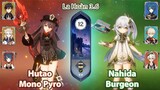 C0 Hutao Mono Pyro & C0 Nahida Burgeon | La Hoàn Thâm Cảnh Tầng 12 | Genshin Impact 3.6