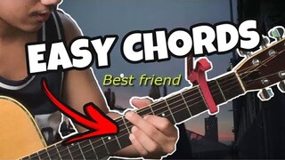 Best Friend EASY GUITAR Tutorial \ Rex Orange County