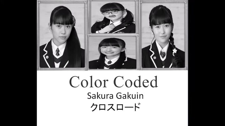 Sakura Gakuin さくら学院   クロスロード [color coded lyrics ROMAJI] (2019)