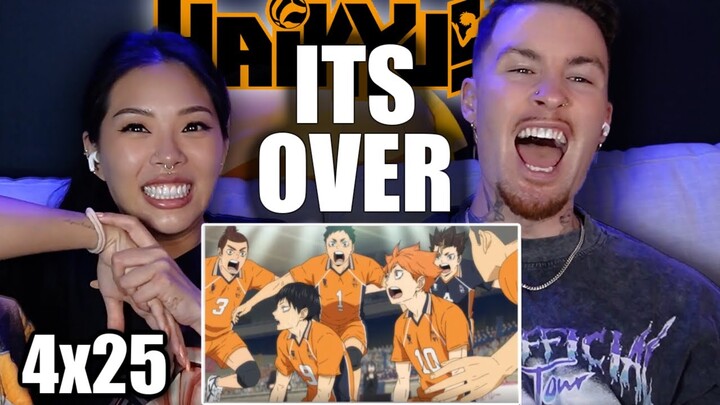 HAIKYUU Set The Bar for Sports Anime | Haikyuu!! Reaction S4 Ep 25