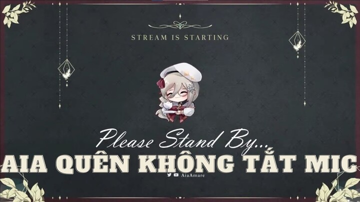[Vtuber Vietsub] Aia Amare quên tắt mic trước khi vào stream