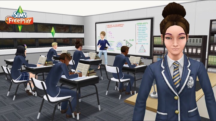 highschool morning routine | sims freeplay
