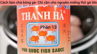 Cách làm chà bông gà- Chỉ cần cho nguyên miếng thịt gà lớn #13