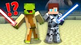 JJ and Mikey Became STARWARS in Minecraft - Maizen
