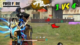 Instant Karma Vs Ajjubhai(1 vs 4) Best Free Fire Op Gameplay - Garena Free Fire