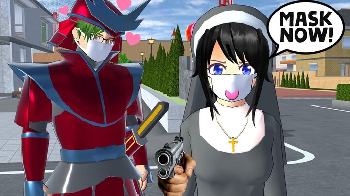 Forcing Everyone to follow Quarantine in Sakura School Simulator