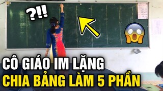 Bước vào lớp 'KHÔNG NÓI GÌ', cô giáo 'CHIA BẢNG' thành 5 phần khiến học sinh TÁI MẶT | Tin 3 Phút