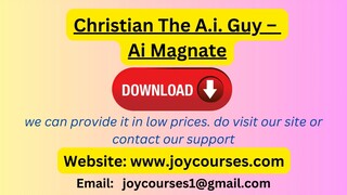 Christian The A.i. Guy – Ai Magnate