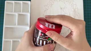 【Melukis】Biasanya coklat M&Ms itu hanya untuk dimakan?