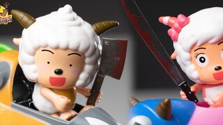 💥 Ruined childhood! Weird Pleasant Goat toys from more than a decade ago! They look really scary! [D