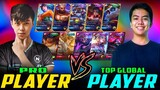 PRO PLAYER vs. TOP GLOBAL PLAYER in Rank! Core Draven vs. Basic Support ~ Mobile Legends