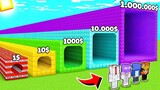 Tô Gà Thử Thách 24H Khám Phá Cánh Cổng 1$ Tới Cổng 1.000.000$ Trong Minecraft