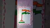 How to drawing of indian national flag#shorts#art #independenceday #15august #drawing #trending🇮🇳🙏🇮🇳