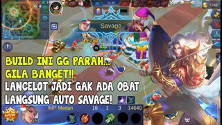 BUILD PALING MEMATIKAN UNTUK LANCELOT DI SEASON 11 !! AUTO SAVAGE - MOBILE LEGENDS